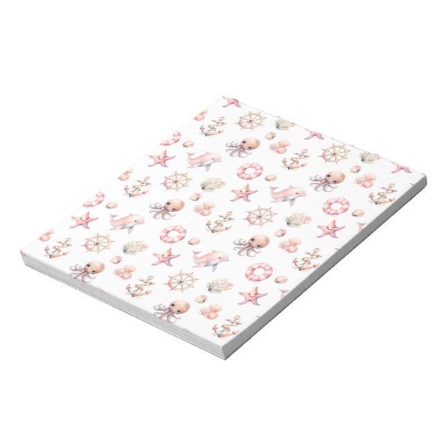 Blush Tide Treasures! Notepad (Rotated)