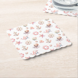 Blush Tide Treasures! Paper Coaster