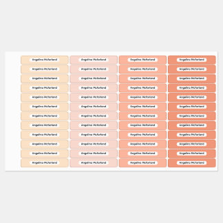 Blush Tones Palette Kids Name Organizational 