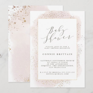 BLUSH TOUCH BABY SHOWER INVITATION