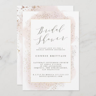 BLUSH TOUCH BRIDAL SHOWER INVITATION