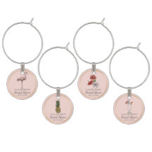 Blush Tropical Floral Pink Flamingo Bridal Shower