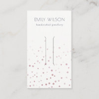 Blush Watercolor Confetti Bow Hair Clip Display