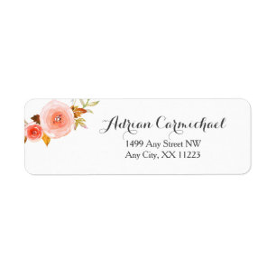 Blush Watercolor Floral wedding 3605b