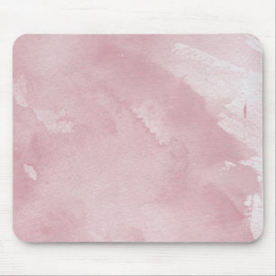 Blush Watercolor Mouse Pad