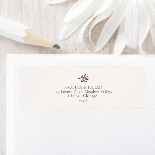 Blush White & Burgundy | Floral Wedding Return (Insitu)