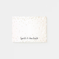 Blush White Cream Zebra Gold Confetti Sparkle
