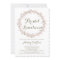 Blush Winter Wreath Bridal Luncheon Invitation