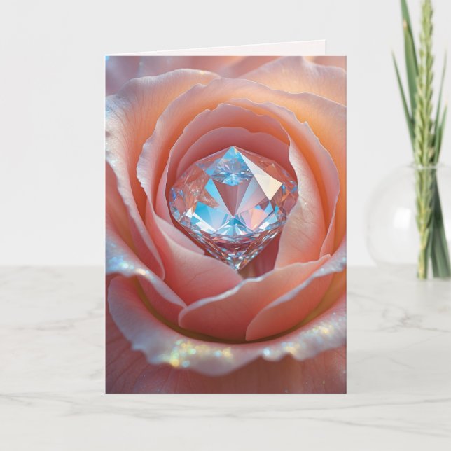 Blushfire Crystal Bloom Card (Front)