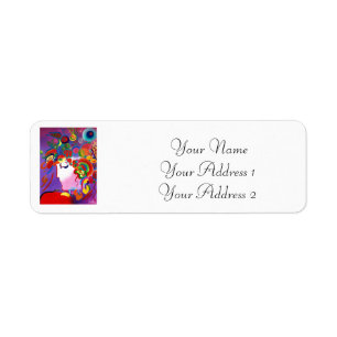 Blushing Beauty Custom Address Labels