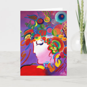 Blushing Beauty Greeting Card
