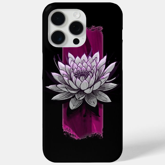 Blushing Bloom: Pink Lotus Flower Case-Mate iPhone Case (Back)
