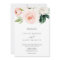 Blushing Blooms Wedding Invitation