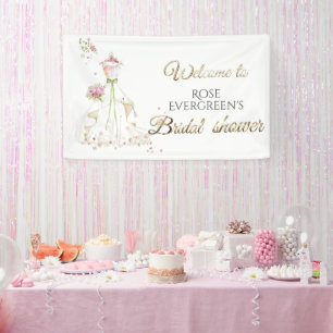 Blushing Bride in Bloom Bride to Be Banner
