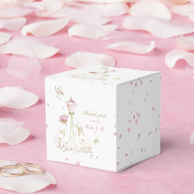 Blushing Bride in Bloom Bride to Be Favour Box (Wedding)