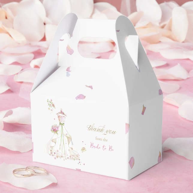 Blushing Bride in Bloom Bride to Be Favour Box (Wedding)