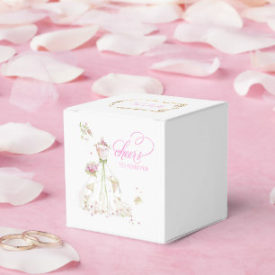 Blushing Bride in Bloom Cheers to Forever Favour Box