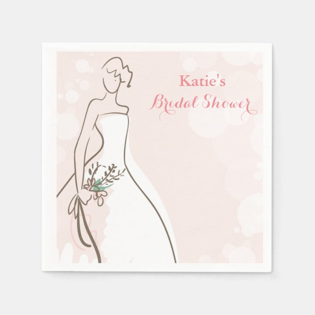 Blushing Bride Napkin (Front)