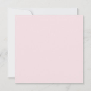 Blushing Bride Pink Solid Colour Card