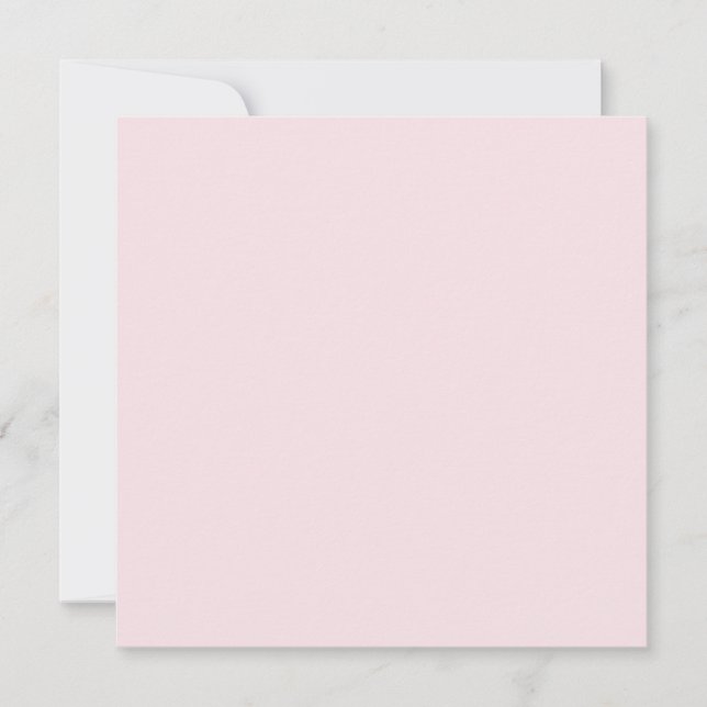 Blushing Bride Pink Solid Colour Card (Front)