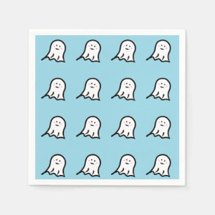 Blushing Ghost Cute Halloween Napkin