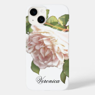Blushing Ivory Peach Rose  Case-Mate iPhone 14 Case