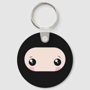 Blushing Kawaii Ninja Key Ring