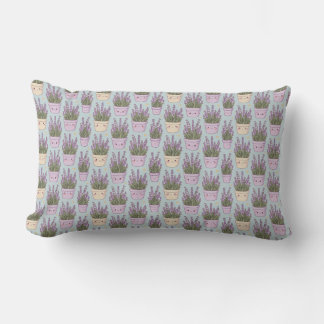 "Blushing Lavender & Butterfly Dreams" Lumbar Cushion