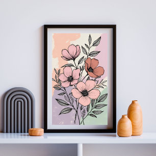 Blushing Petal Collection Poster