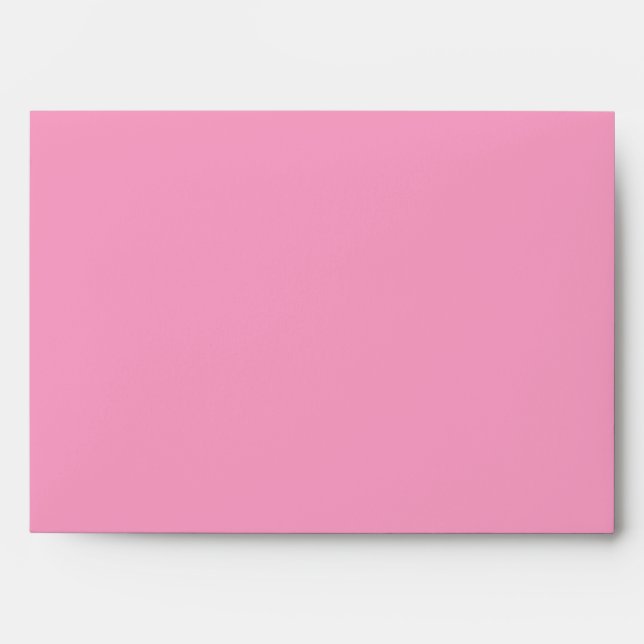 Blushing Pink Flower Customisable Envelopes (pink) (Front)