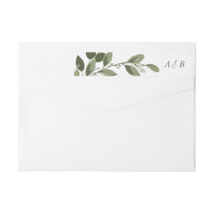Blushing Sprigs Return Address Label