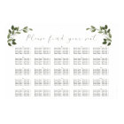 Blushing Sprigs, Seating Chart