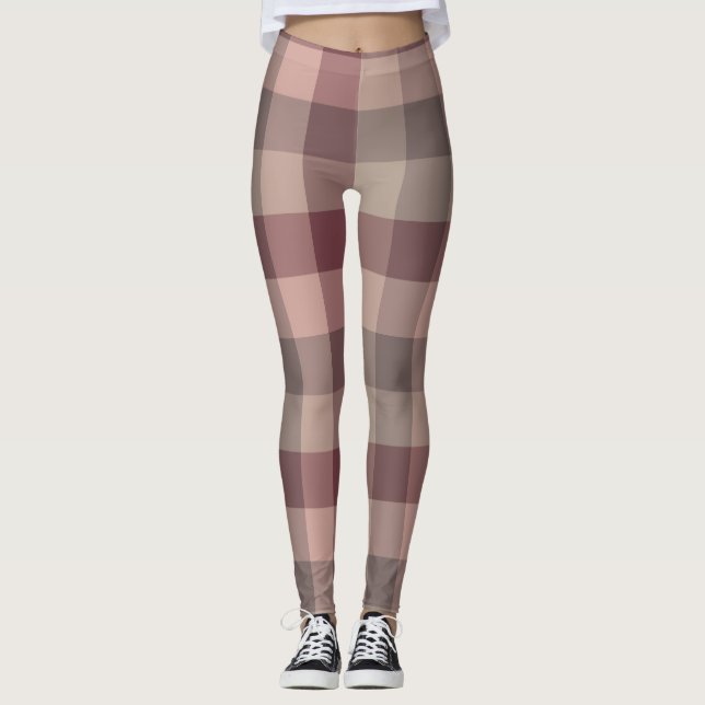 Blushwood plaid leggings (Front)