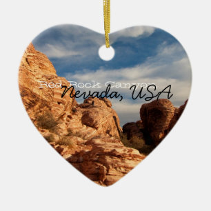 BLUSK Blue Sky Meets Red Rock Ceramic Tree Decoration