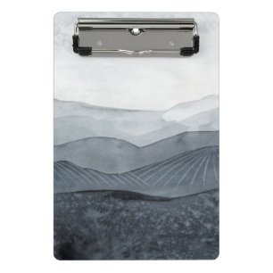 Blustering Grey Valley Mini Clipboard