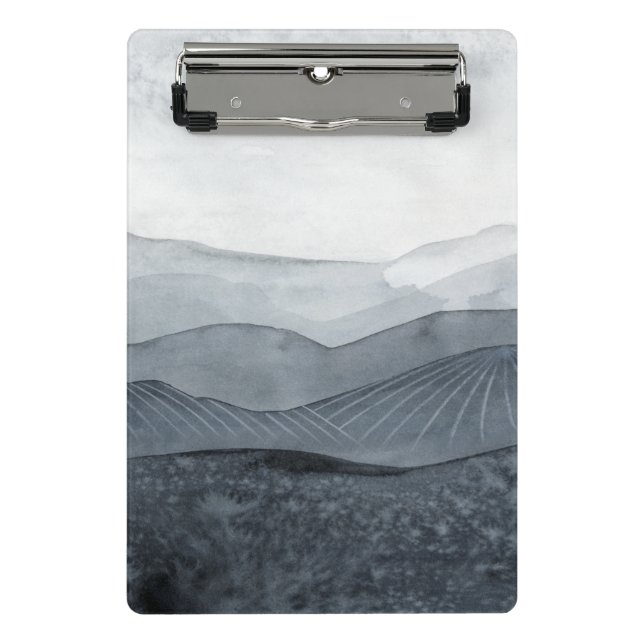 Blustering Grey Valley Mini Clipboard (Front)