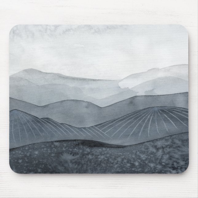 Blustering Grey Valley Mouse Mat (Front)