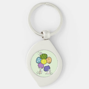 Blüte nähen key ring
