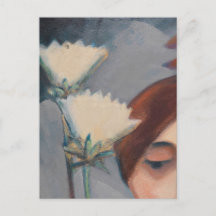 Bluten aund Weiblicher Kopf by Maetzel-Johannsen