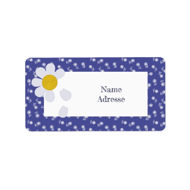 Blüten Label (Front)