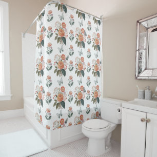 Blütenzauber mit Schmetterlingsflügeln Shower Curtain