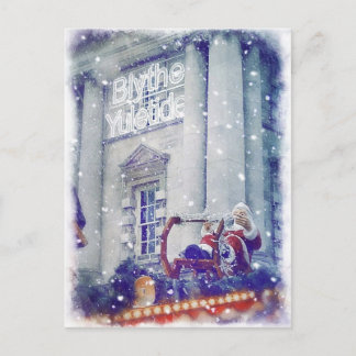 Blyth Yuletide Christmas postcard