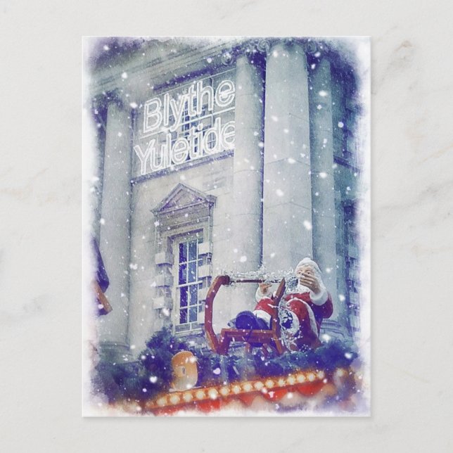 Blyth Yuletide Christmas postcard (Front)