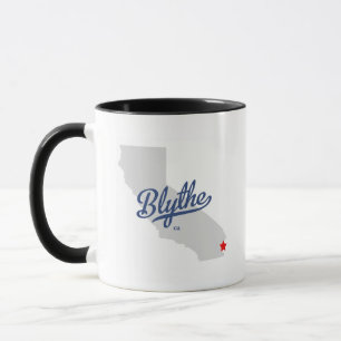 Blythe California CA Shirt Mug