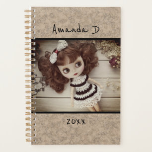 Blythe doll vintage retro oldish design personaliz planner