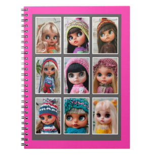 blythe dolls photos acrylic print notebook