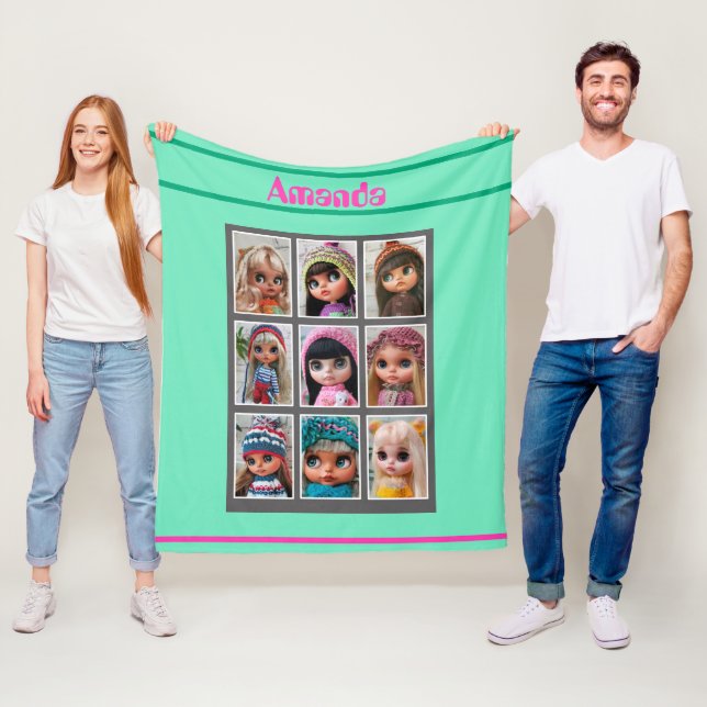 blythe dolls photos  fleece blanket (In Situ)