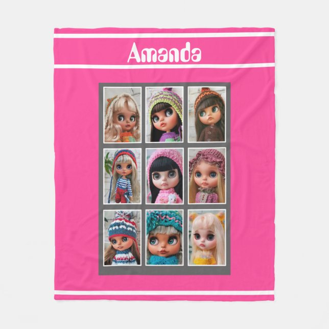 blythe dolls photos  fleece blanket (Front)