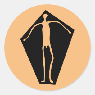 Blythe Intaglios geoglyph ancient anthropomorphic Classic Round Sticker