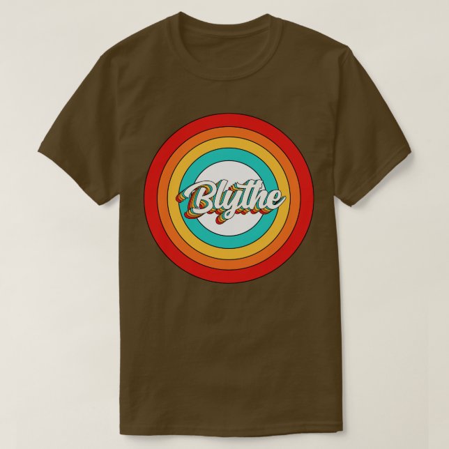 Blythe Name Shirt Vintage Blythe Circle (Design Front)